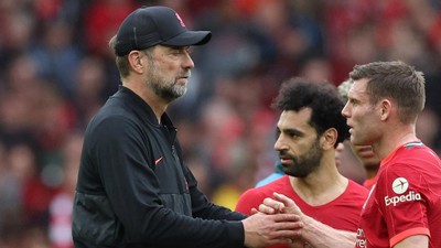 Begini Ekspresi Pemain Liverpool Usai Gagal Juara Liga Inggris