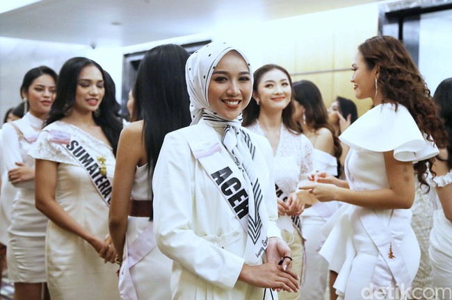 Para finalis Puteri Indonesia 2022 ini datang dari 34 provinsi mulai Aceh hingga Papua. Mereka juga datang dari berbagai macam profesi. Foto: pradipta Utama/detikcom