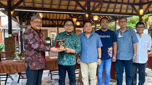 Gathering Setneg Mantul Road to G20 yang digelar Kementrian Sekretariat Negara dan Bekraf Denpasar di Jumpa Coffee, Jalan Kaliasem, Denpasar, (23/5)