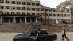 Serangan Udara Rusia Nyaris Runtuhkan Kampus di Donetsk