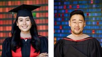 Jesse Choi juga menyertakan foto Maudy Ayunda dengan toga. Foto: dok ist