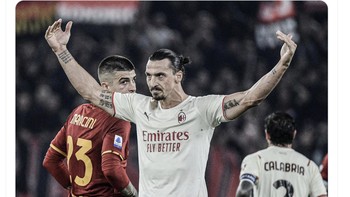 Zlatan Ibrahimovic pun banyak disebut karena dinilai cukup berjasa mengantar AC Milan kembali juara. Foto: Twitter