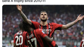 Terakhir kali AC Milan scudetto adalah pada musim 2010/11. Foto: Twitter