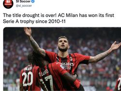 Euforia AC Milan Juara Serie A Membahana di Linimasa