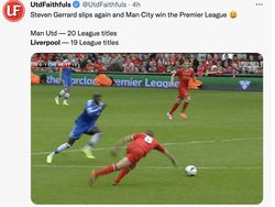 Meme Manchester City Juara dan Gerrard Kembali Terpeleset