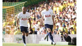 Son total mencetak 34 gol dan assist musim ini dalam 45 laga yang dilakoninya. Sungguh kelas dunia. Foto: Twitter