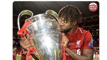 Liverpool akan selamanya di hatiku, menempati posisi istimewa di hatiku, tulis Origi. Foto: Twitter