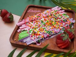Nostalgia! Jajanan Jadul Mie Gepeng Manis Masih Eksis hingga Kini