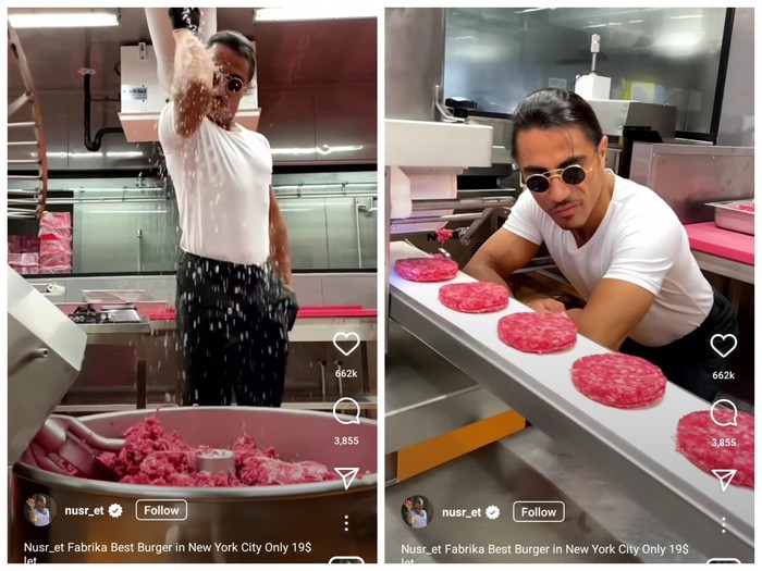 Salt Bae Bikin Pabrik Burger di New York, Harga Menunya Murah Hanya Rp 279 Ribu