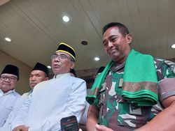 Panglima TNI Silaturahmi dengan Ketum PBNU, Bahas Bela Negara