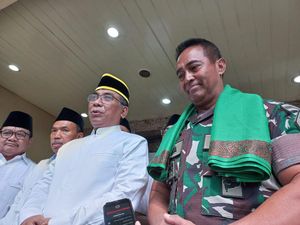 Panglima TNI Silaturahmi dengan Ketum PBNU, Bahas Bela Negara