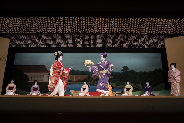 TOKYO, JAPAN - MAY 20: Performing artists and entertainers trained in traditional styles called 