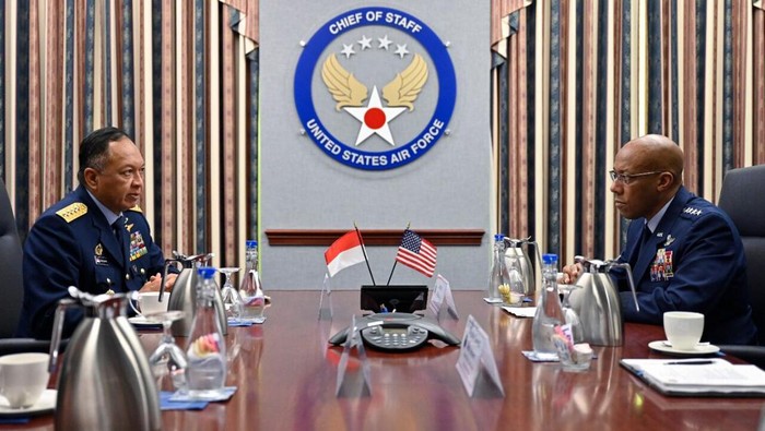 Pertemuan KSAU dengan Kepala Staf US Air Force (dok. TNI AU)