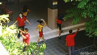  Simulasi ini bertujuan untuk melatih kesiapsiagaan siswa di sekolah dasar tersebut.