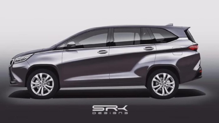 Sketsa Toyota Innova 2023 (Innova Hycross) oleh SRK Designs