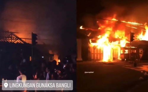Telah terjadi peristiwa kebakaran di Banjar Gunaksa, Kel. Cempaga, Kab. Bangli pada hari Minggu, (22/5/2022) pukul 19.00 Wita.