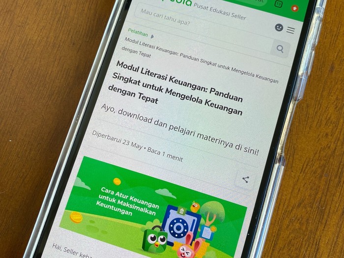 Tokopedia luncurkan modul literasi keuangan