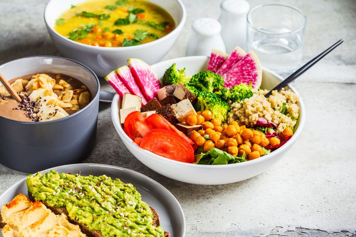 Vegan or vegatiran diet