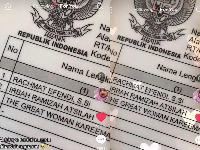 Viral Nama Anak Unik di KK: The Great Woman Kareema, Ini Kisah di Baliknya
