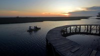 Kawasan wisata alam ini menawarkan sensasi menyusuri hutan mangrove nipah dan mengayuh kano di estuari.  