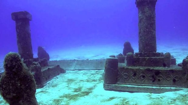Benda Aneh di Bawah Laut Kota hilang Teluk Cambay di India