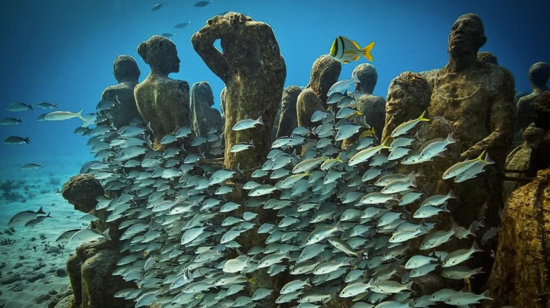 Benda Aneh di Bawah Laut Museum Bawah Air Florida, Grayton Beach State Park.