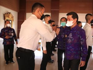 Bupati Klungkung Beri Motivasi 20 Calon Polisi dari Pulau Terluar