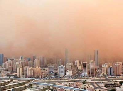 Ngeri! Ini Potret Badai Pasir yang Terjang Irak hingga Kuwait