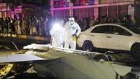 Disebutkan drone tersebut adalah mata-mata Arab Saudi yang kemudian ditembak jatuh oleh tentara pemberontak Houthi.