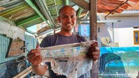Pandi mengungkapkan satu tahun kemudian dirinya mendapatkan ilmu mengenai pemanfaatan diapers menjadi sebuah karya. Namun, kata dia, awalnya tidak mempercayai mengenai hal tersebut. Sampai akhirnya Pandi menemukan caranya sendiri.
