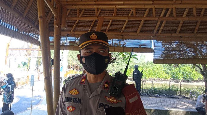 Kapolsek Denpasar Selatan, Kompol Made Teja Dwi Permana.