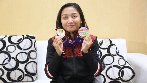 Karateka Asal Klungkung Cokorda Istri Agung Sanistrayani atau yang lebih akrab disapa Coki