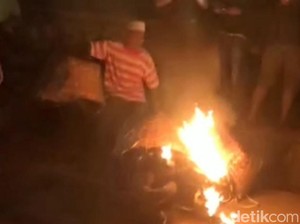 Akhir Kasus Pria Mabuk Berat Dikira Maling Lalu Dihajar-Motor Dibakar