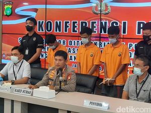 Komplotan Begal Bersajam di Bekasi Dibekuk, Diotaki Anak di Bawah Umur