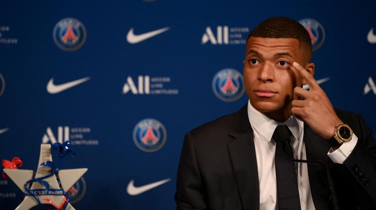 Striker PSG, Kylian Mbappe. (Foto: AFP via Getty Images/FRANCK FIFE)