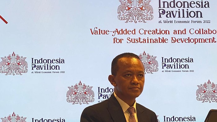 Menteri Investasi/Kepala BKPM Bahlil Lahadalia di Davos