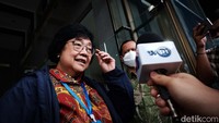 Kedatangan Siti membahas kajian tata kelola perlindungan dan pengelolaan lingkungan hidup.