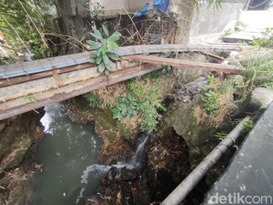 Ini Titik Got di Cijantung Lokasi Maling HP Kabur hingga Menghilang