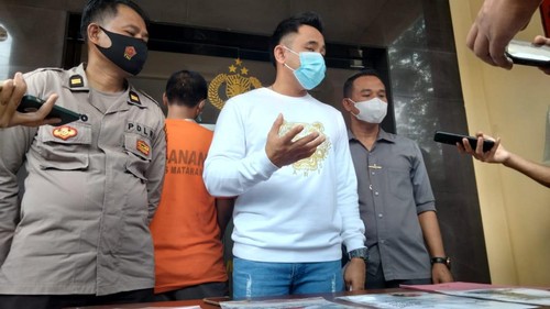 Pelaku pengancaman sebar foto bugil mantan pacar di Mataram, dibekuk polisi.