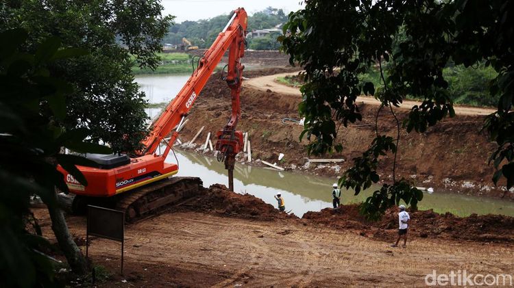 Progres Terkini Pembangunan Waduk Pondok Ranggon, Jaktim