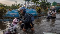 Diketahui, banjir rob dengan ketinggian bervariasi hingga mencapai 1,5 meter itu disebabkan oleh tingginya pasang air laut serta adanya tanggul yang jebol di kawasan tersebut.