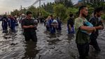 Penampakan Pelabuhan Tanjung Emas Semarang Saat Terendam Banjir Rob