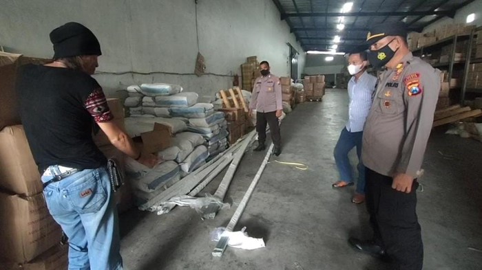 pencurian aluminium di Gresik