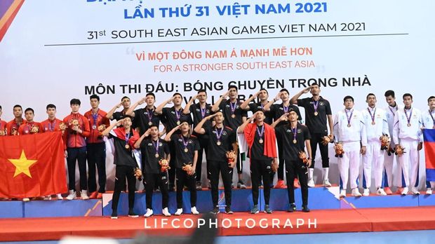 Pevoli asal Sukabumi yang tergabung dalam Timnas Voli turut menorehkan emas di ajang SEA Games 2021