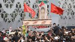Pemakaman Petinggi Garda Revolusi Iran yang Tewas Ditembak