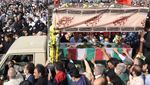 Pemakaman Petinggi Garda Revolusi Iran yang Tewas Ditembak
