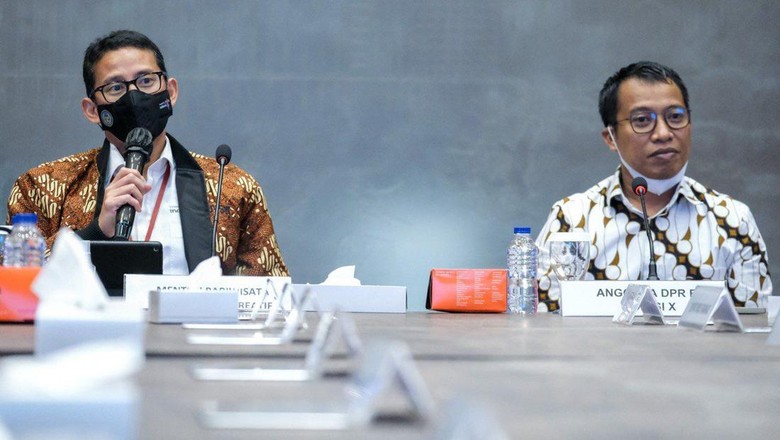 Sandiaga Uno dalam acara ‘KolaborAksi Pariwisata dan Ekonomi Kreatif Sandiaga Uno dalam acara ‘KolaborAksi Pariwisata dan Ekonomi Kreatif