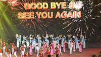 Telah digelar sejak 12 Mei lalu, SEA Games 2021 Vietnam resmi ditutup pada Senin (23/5) malam dan selanjutnya Kamboja akan menjadi tuan rumah SEA Games ke-32 pada 2023. ANTARA FOTO/Aditya Pradana Putra.