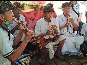 Gong Suling Jembrana Terancam Punah, Pemain Tinggal 2 Orang