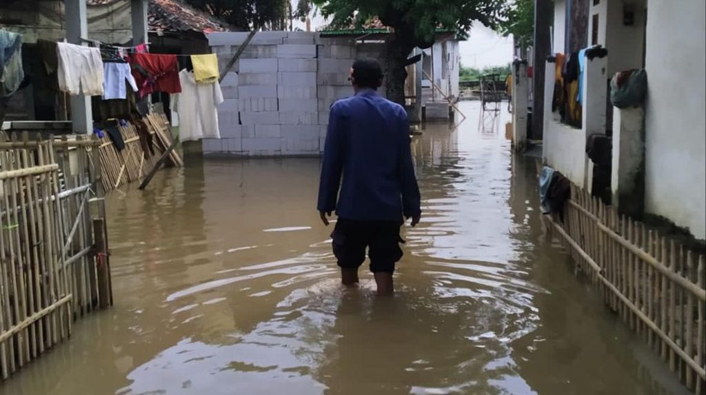 Sungai di Tangerang Meluap Imbas Hujan Deras, 130 Rumah Kebanjiran